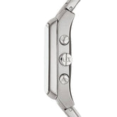 Armani Exchange Men’s Quartz Silver Stainless Steel Black Dial 40mm Watch (AX2253)